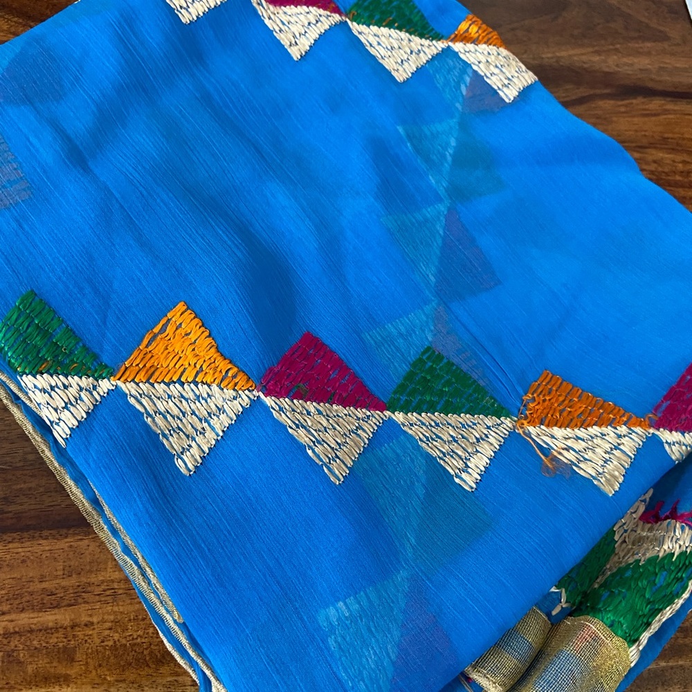 Chiffon leheriya dupatta - Picture 1 of 3